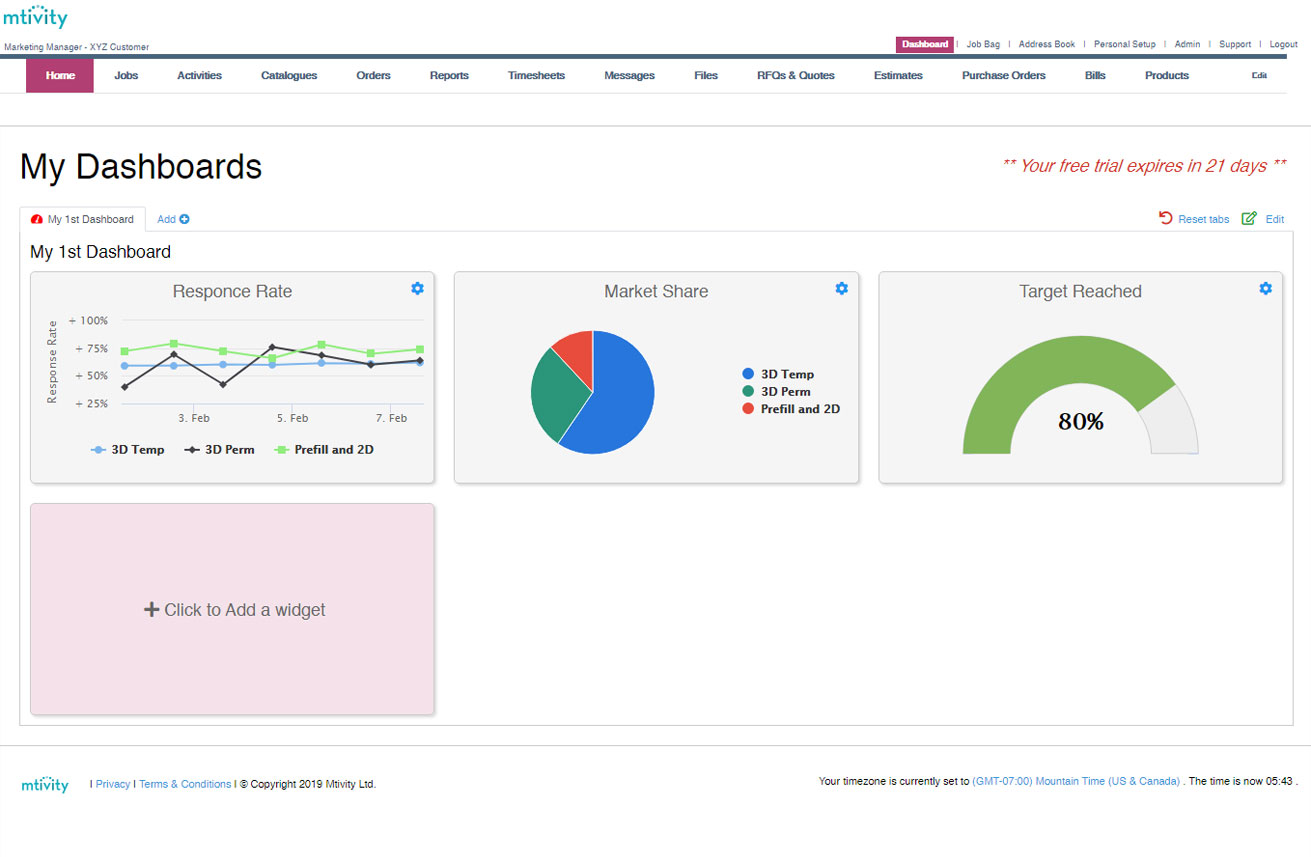 Mtivity platform screen 2