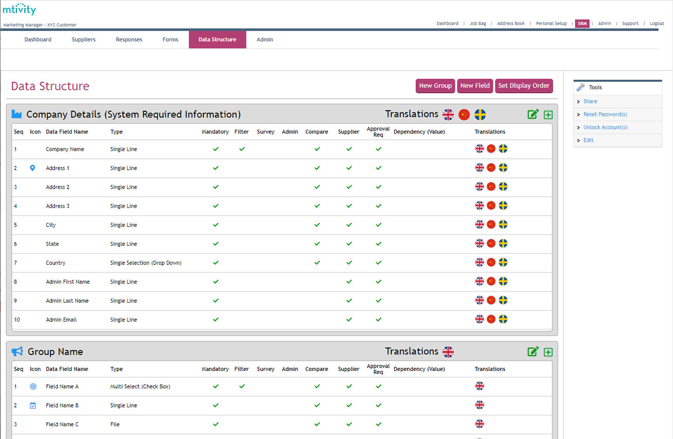 Mtivity platform screen 3