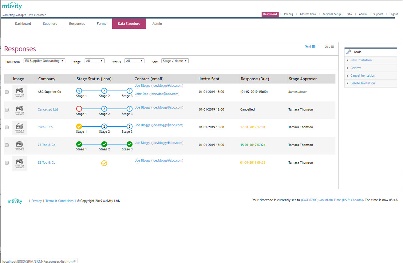 Mtivity platform screen 5